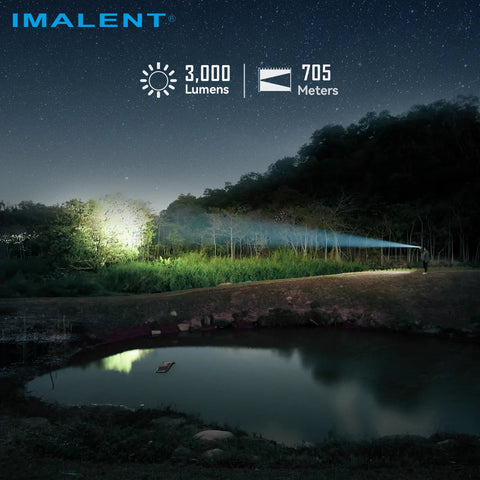 IMALENT BTL50 Digital Zoom Torch | 3000 Lumens, 705m Long Throw