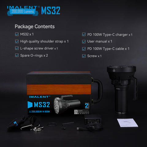 IMALENT MS32 Brightest torch