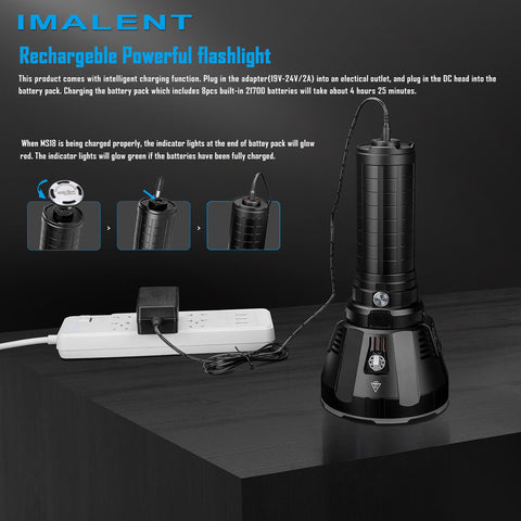 IMALENT MS18 Brightest Torch 100,000 Lumens