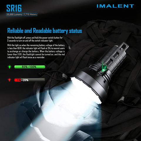 IMALENT SR16 55000 Lumen Torch - imalentstore.co.uk