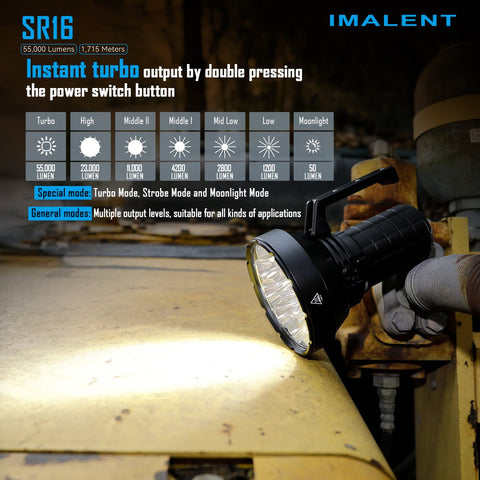 IMALENT SR16 55000 Lumen Torch - imalentstore.co.uk