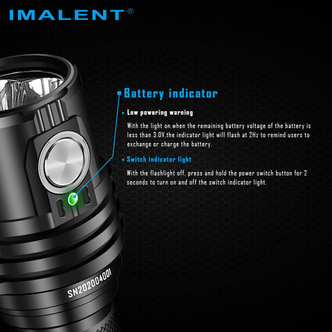 The Brightest EDC Torch IMALENT MS03 13000 Lumen - imalentstore.co.uk