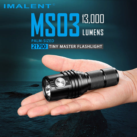 The Brightest EDC Torch IMALENT MS03 13000 Lumen - imalentstore.co.uk